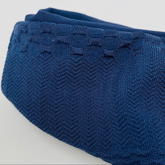 TAVIK Ali Textured Navy Blue Bikini Bottom Large - Picture 9 of 16